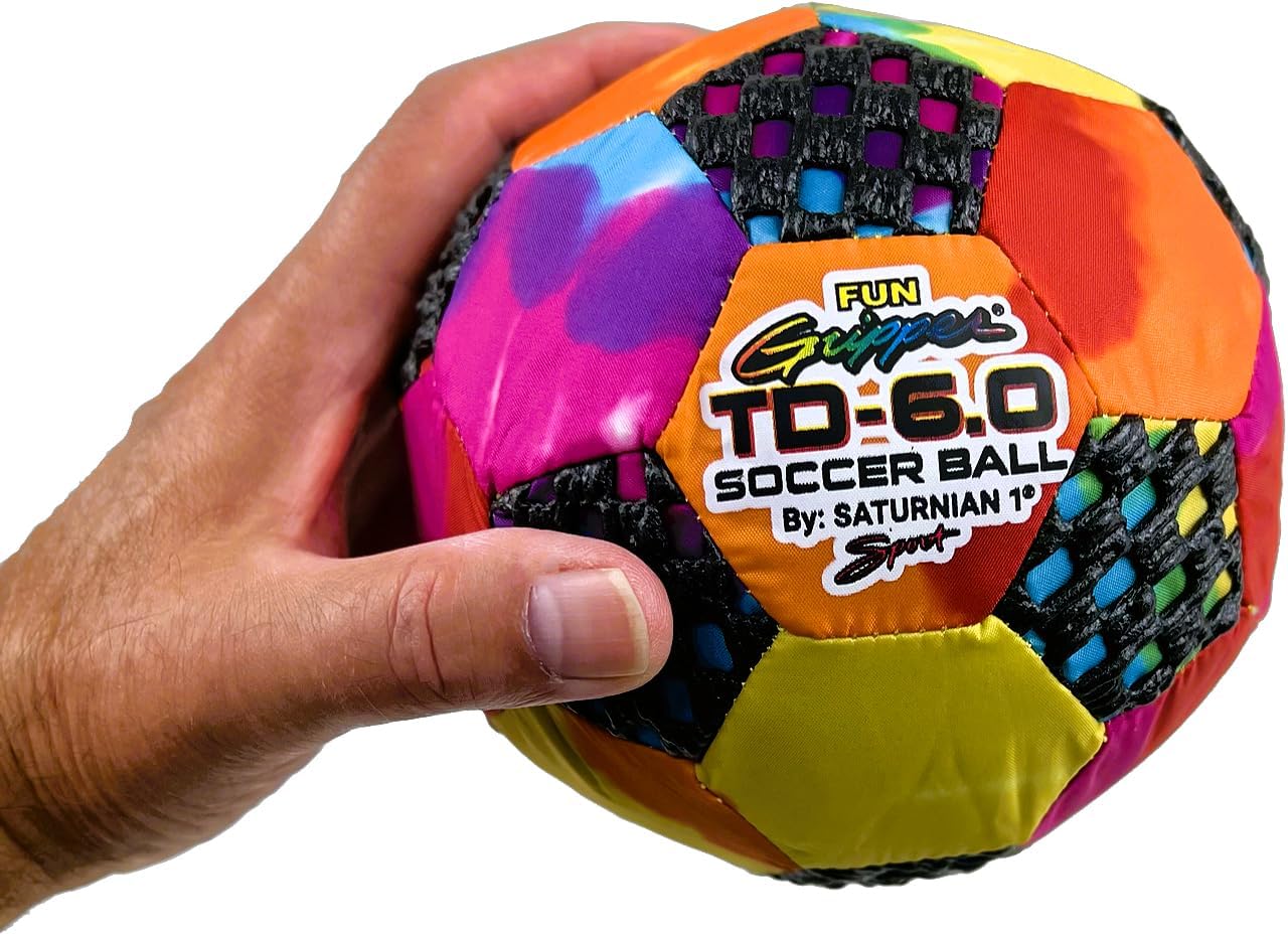 (TD Tie-Dye Soccer Ball 6.0 Inch (Perfect for Indoors & Dodge Ball) By:Saturnian I P.E. Supplier