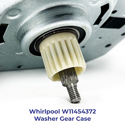 Miniatura 8 de W11454372 - Caja de engranajes para lavadoras Whirlpool Kenmore con eje de 5 3/16 pulgadas, sello de 2.52 pulgadas