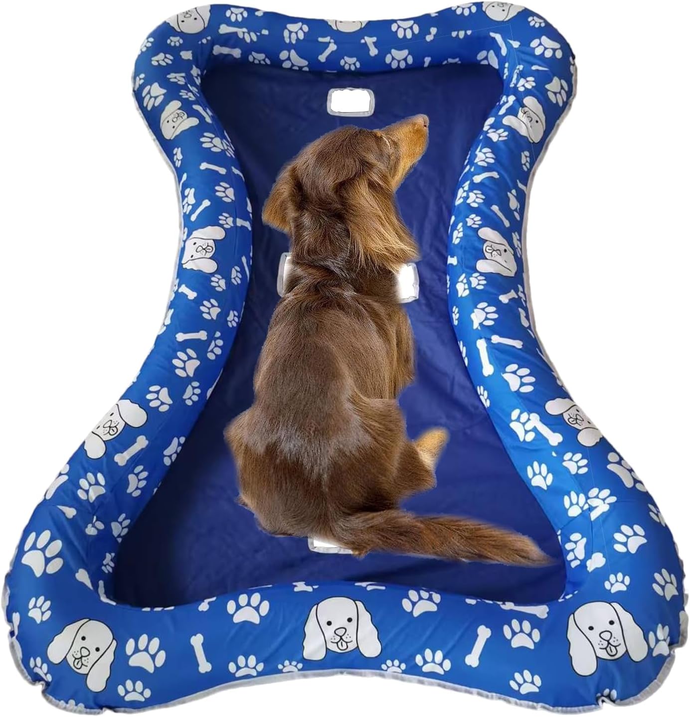 Dog Floats for Pool | Non-Slip Pet Floating Mat for Pool | Inflatable Raft Toys Water Play Mat for Animal Outdoor Swimming Bath Tub River Lake Beach Outside