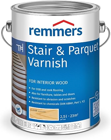 Remmers Aidol Stairs and Floor Polish colourless Silk Gloss, 2.5l