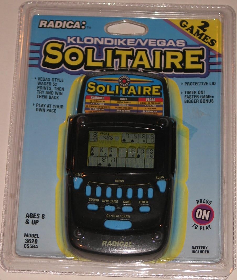 Radica Klondike Solitaire Handheld Game, Handheld Games Amazon Canada