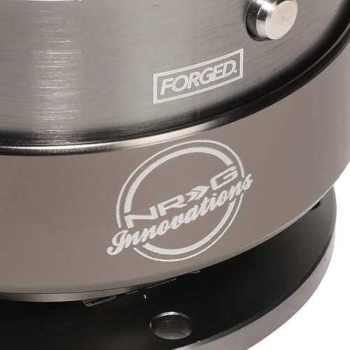 Vista 2 de NRG Innovaciones. Liberación rápida, Plomizo/ titanio cromo (Gun Metal Body/Titanium Chrome)