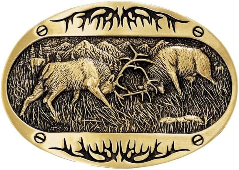 Outdoor Wildlife Series Attitude Western Belt Buckle