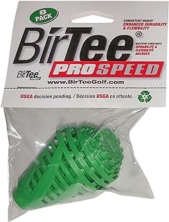 BirTee Golf Tees - PRO Speed Version with Enhanced Durability - 8 Pack. Indoor Golf Tees/Golf Simulator Tees/Winter Plastic Golf Tees