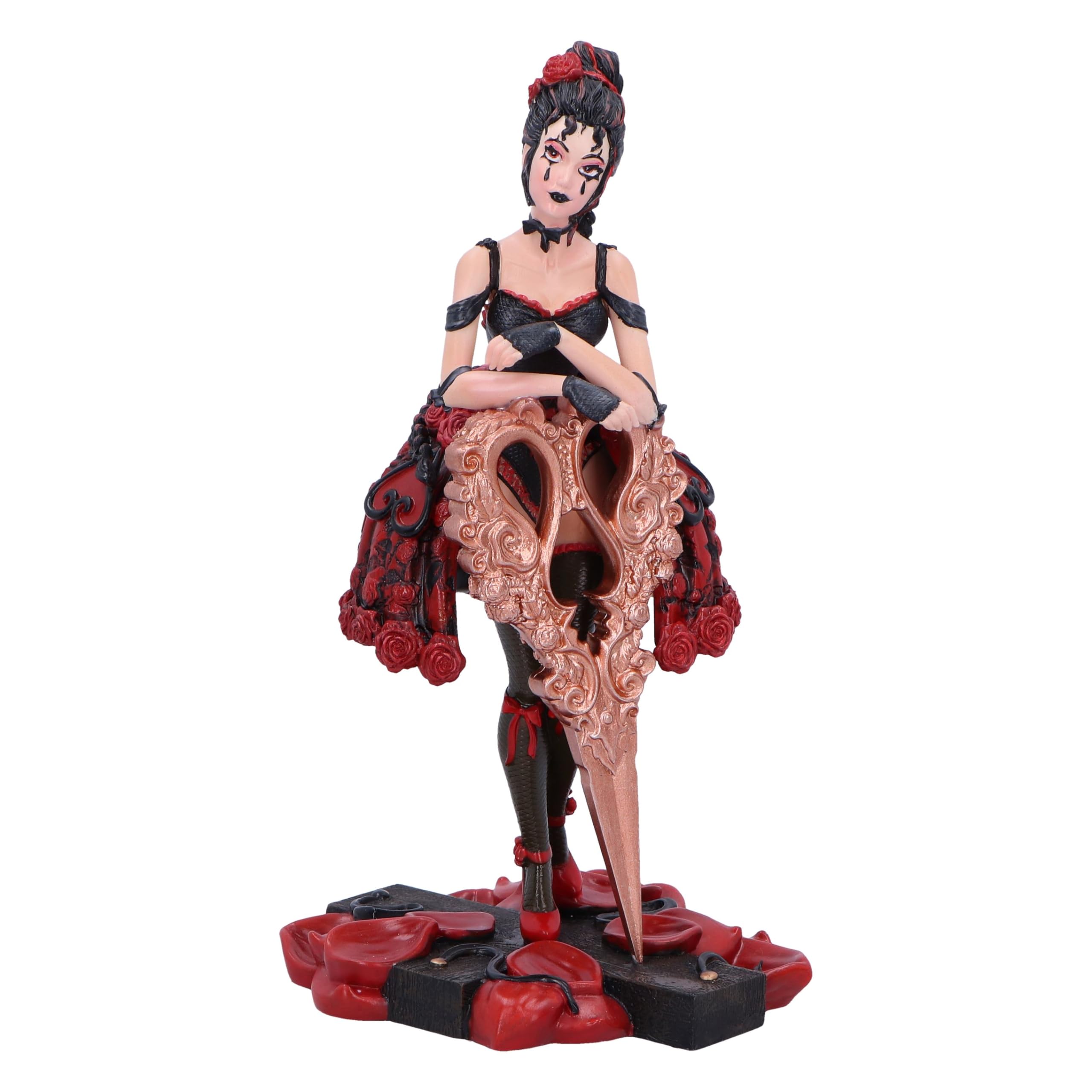 Nemesis Now Figurine Marionnette 18,5 cm en résine, Figurine de marionnette Ciseaux, poupée Burlesque, Ornement de poupée Gothique Chic, Design Original Exclusif, moulé dans la résine la Plus Fine,
