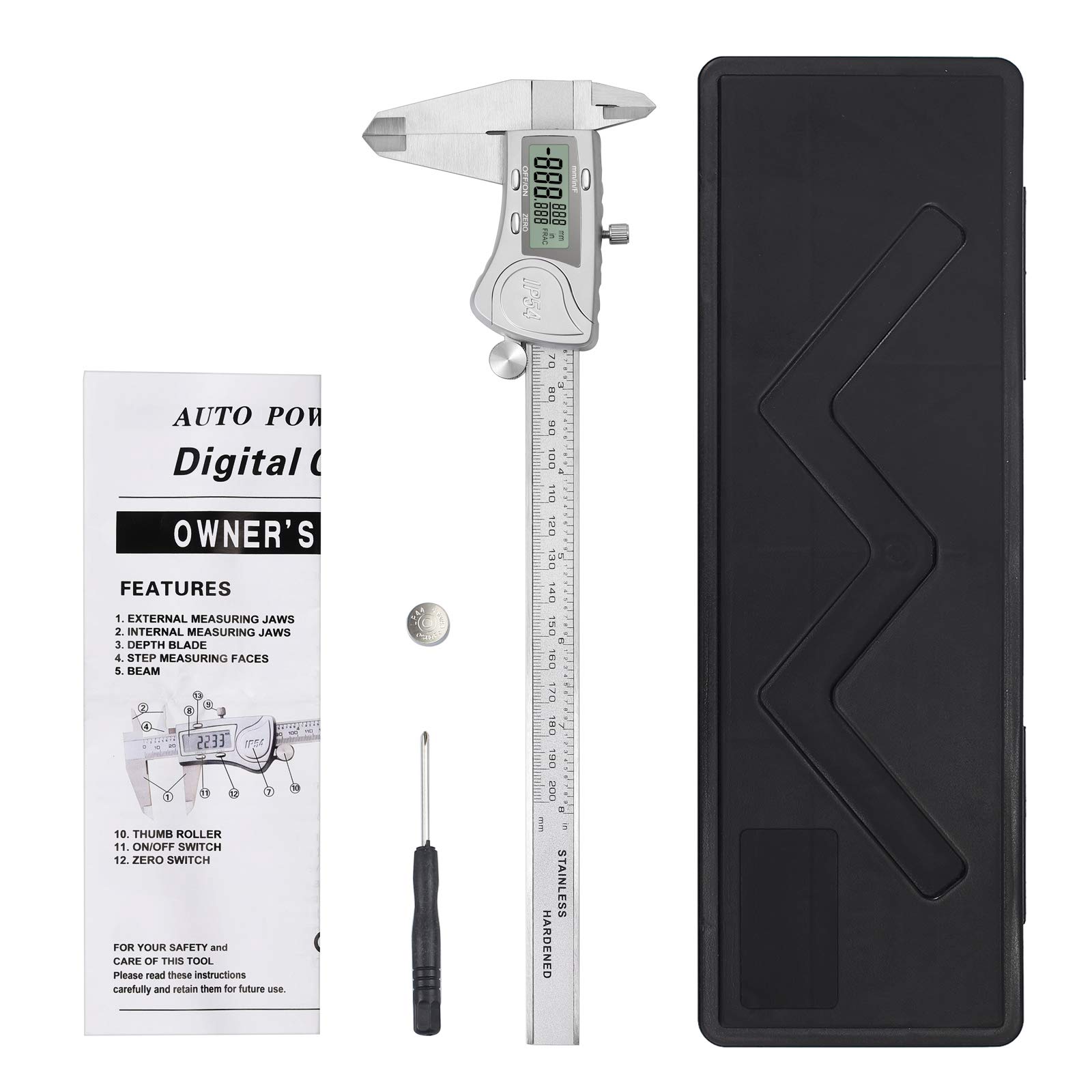 Buy Proster IP54 Digital Vernier Caliper 8inch / 200mm Stainless Steel