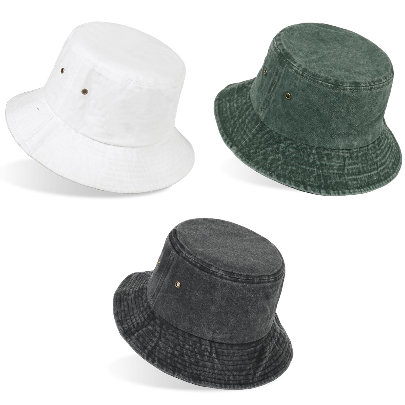 Sombrero de pescador de algodón lavado para verano, playa, sombrero, plegable, para viajes, pesca, para mujeres y hombres
