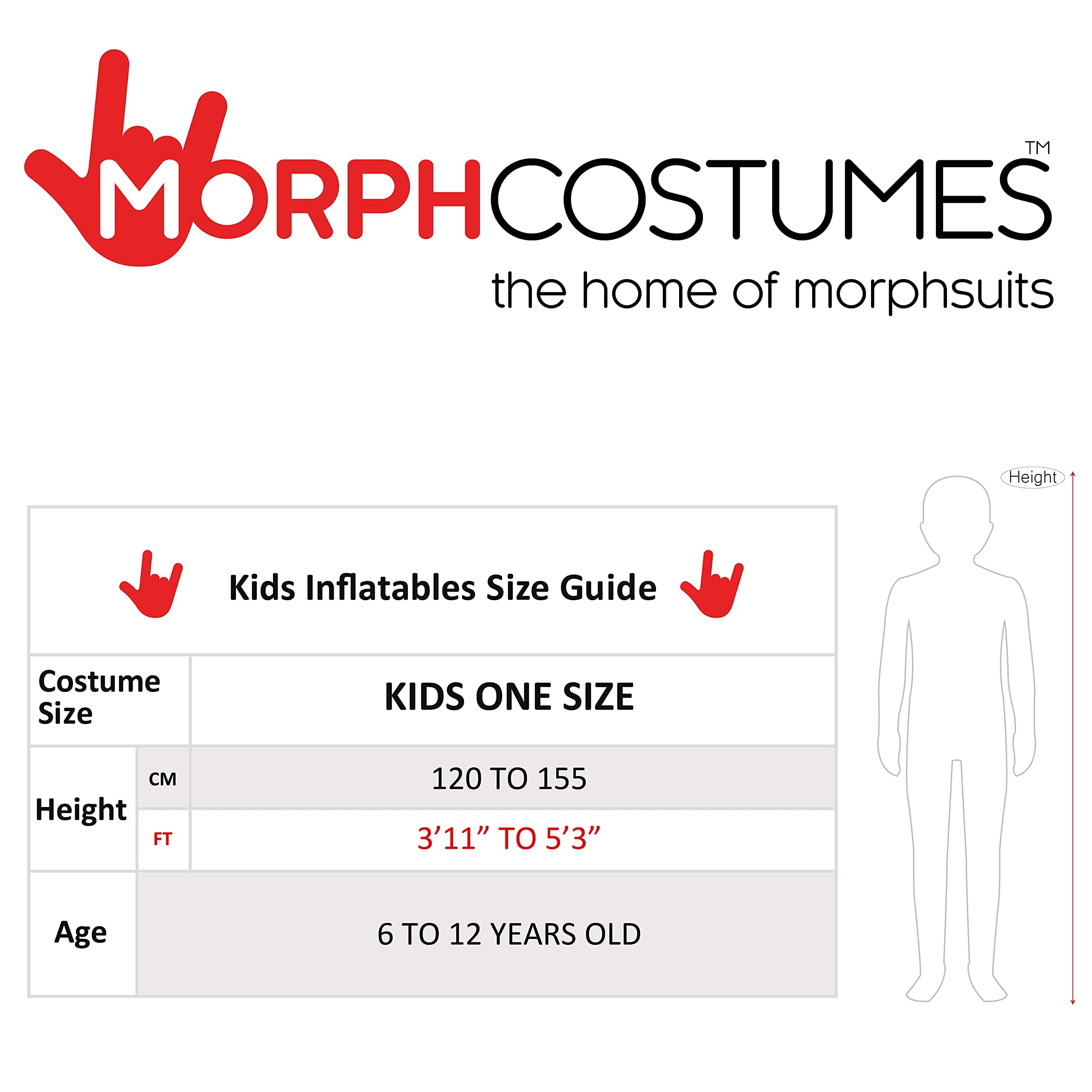 Morph Giant TRex Skeleton Inflatable Kids