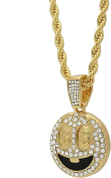 Mens 14k Gold Plated Hip Hop Big 