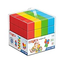 Geomag Magicube – 64 cubi – Costruzioni Magnetiche per Bambini – Linea Green – 100% Plastica Riciclata