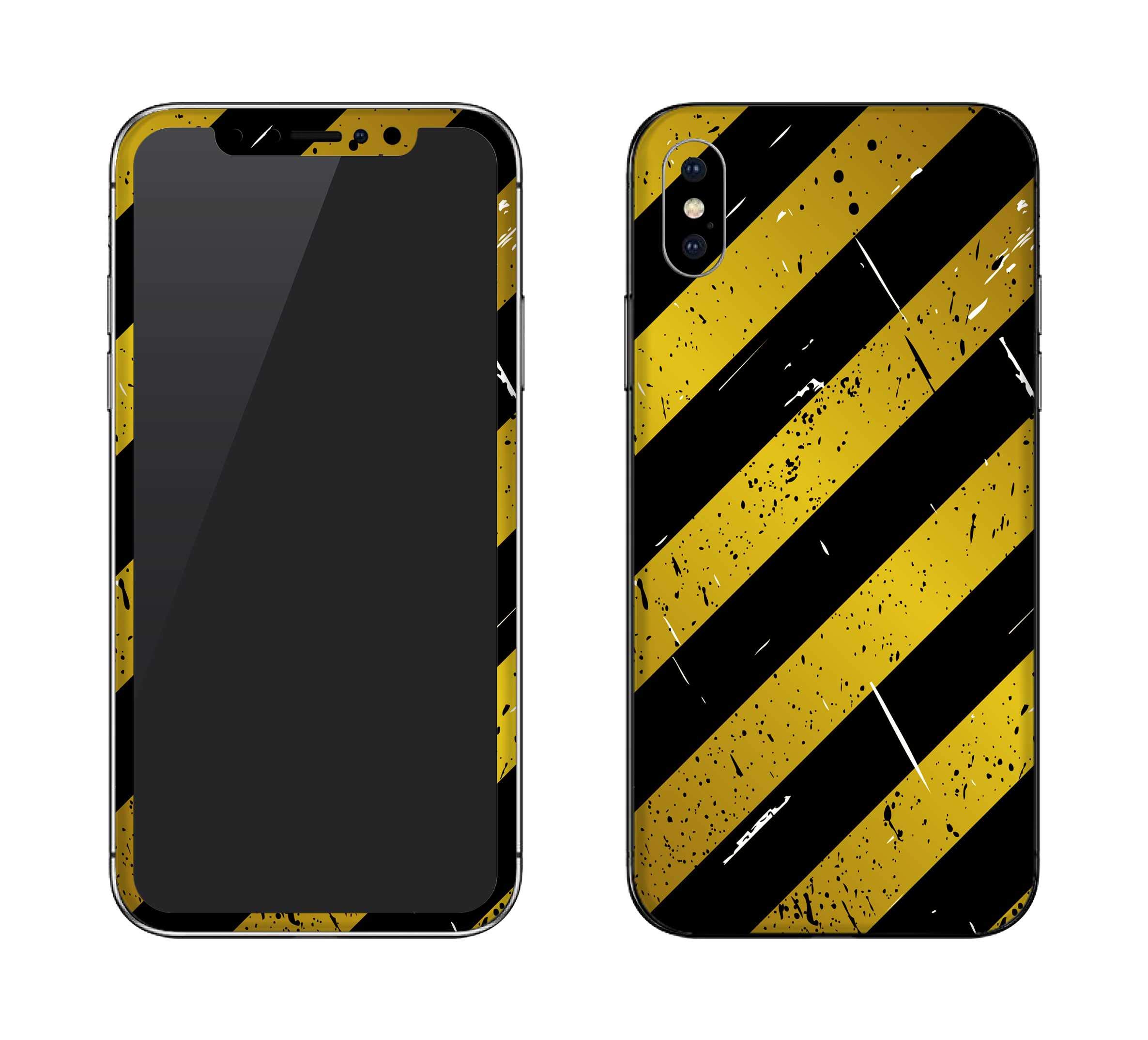 Stylizedd Ultra Premium Vinyl Skin Decal Body Wrap for Apple iPhone XS/X - Under Construction