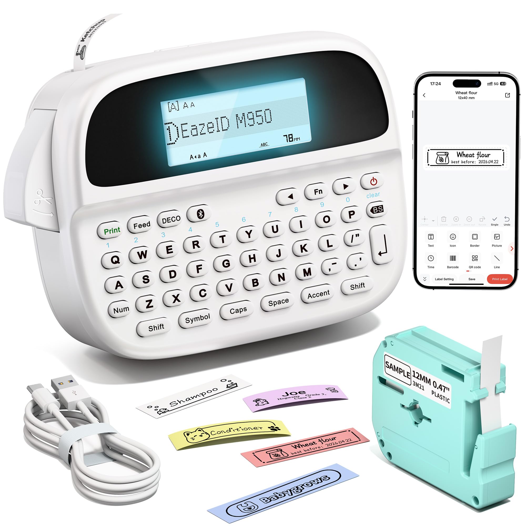 Rechargeable AA Batteries for Label Maker product research image