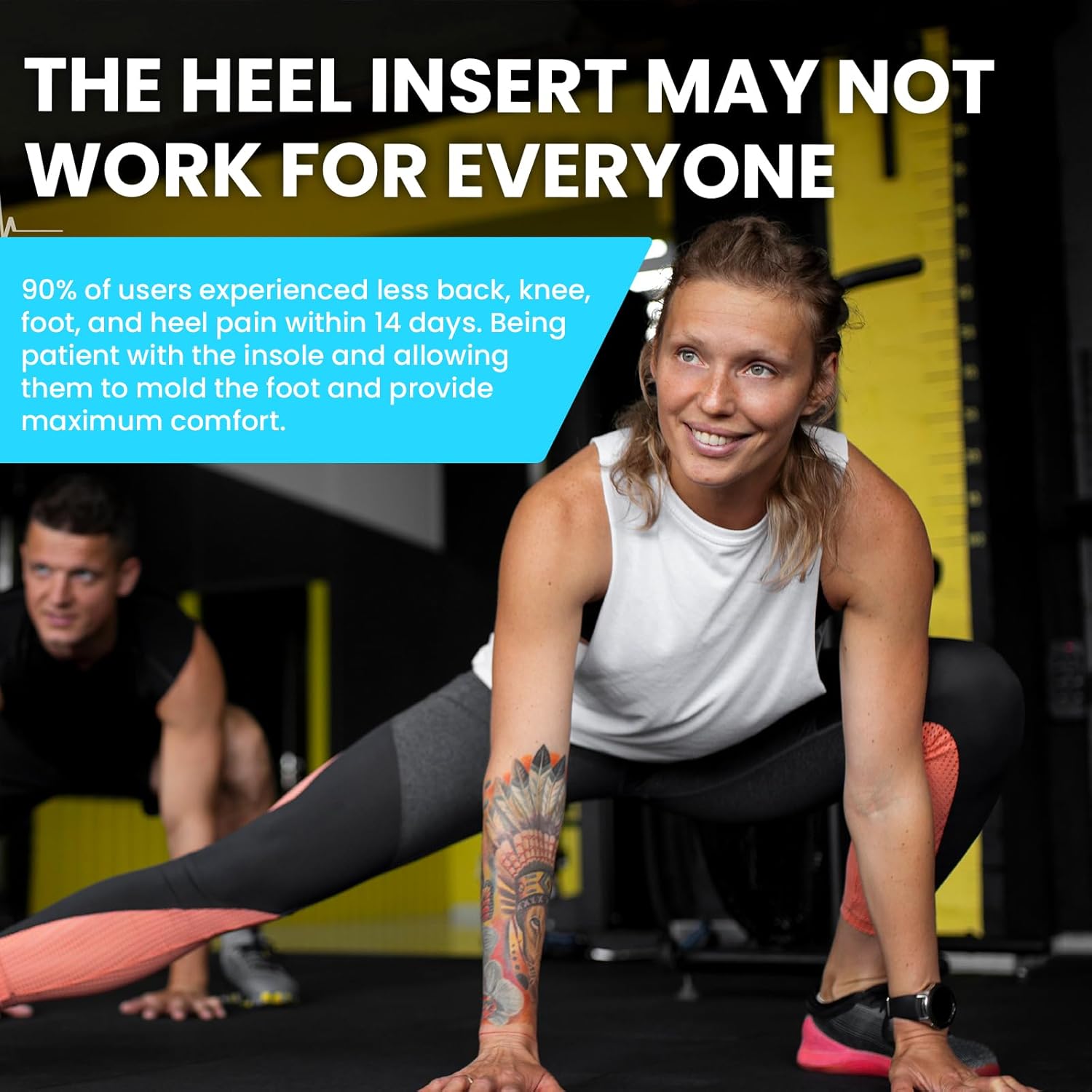 Plantar Fasciitis Inserts for Heel Pain - Welnove Arch Support Heel Cushions Insoles for Heel Pain Relief, Heel Spur, Achilles Tendon, Heel Cups for Most Shoes, Women's 6-9, Men's 5-8 - Image 7