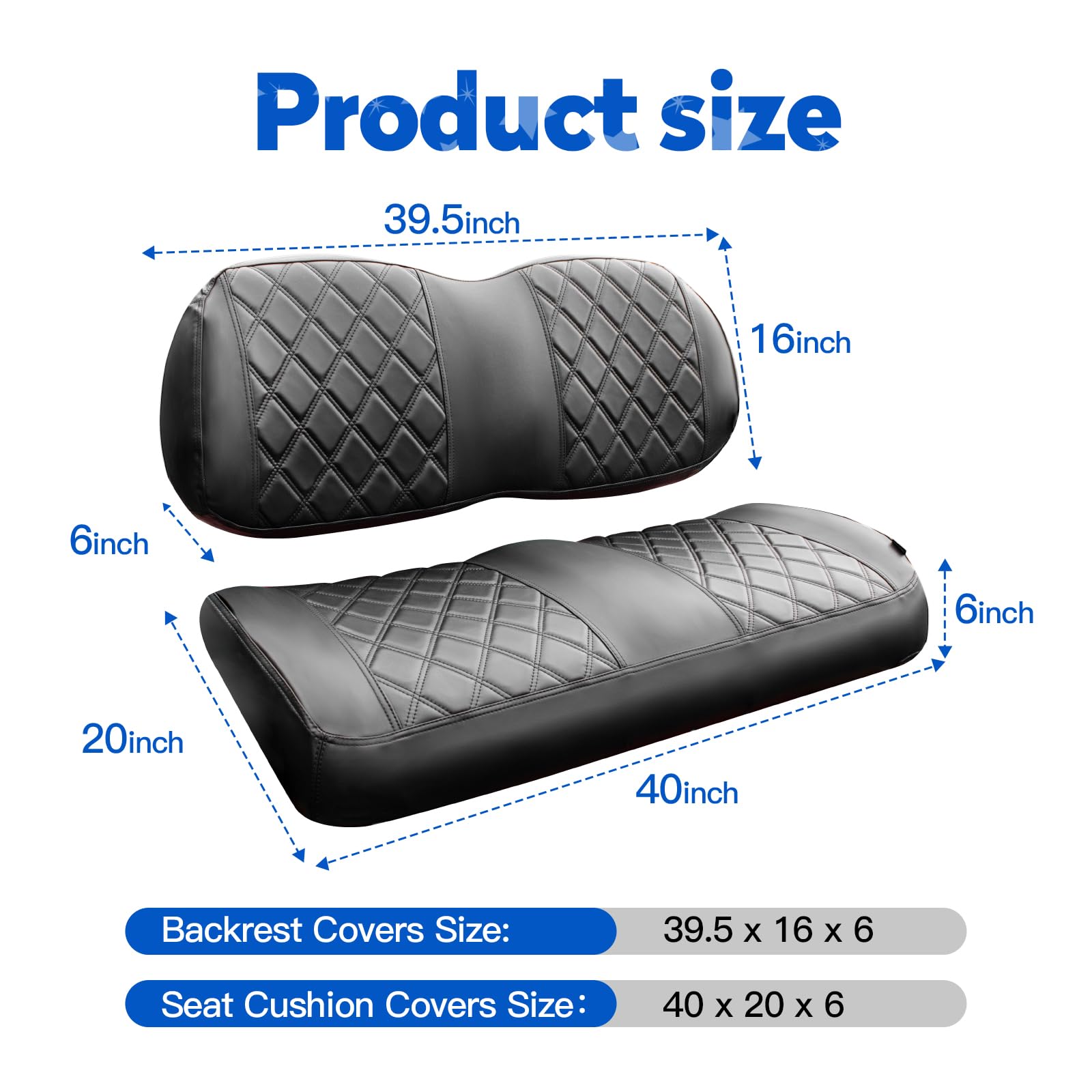 Amazon.com: NOKINS Golf Cart Seat Covers Fit Club Car Precedent