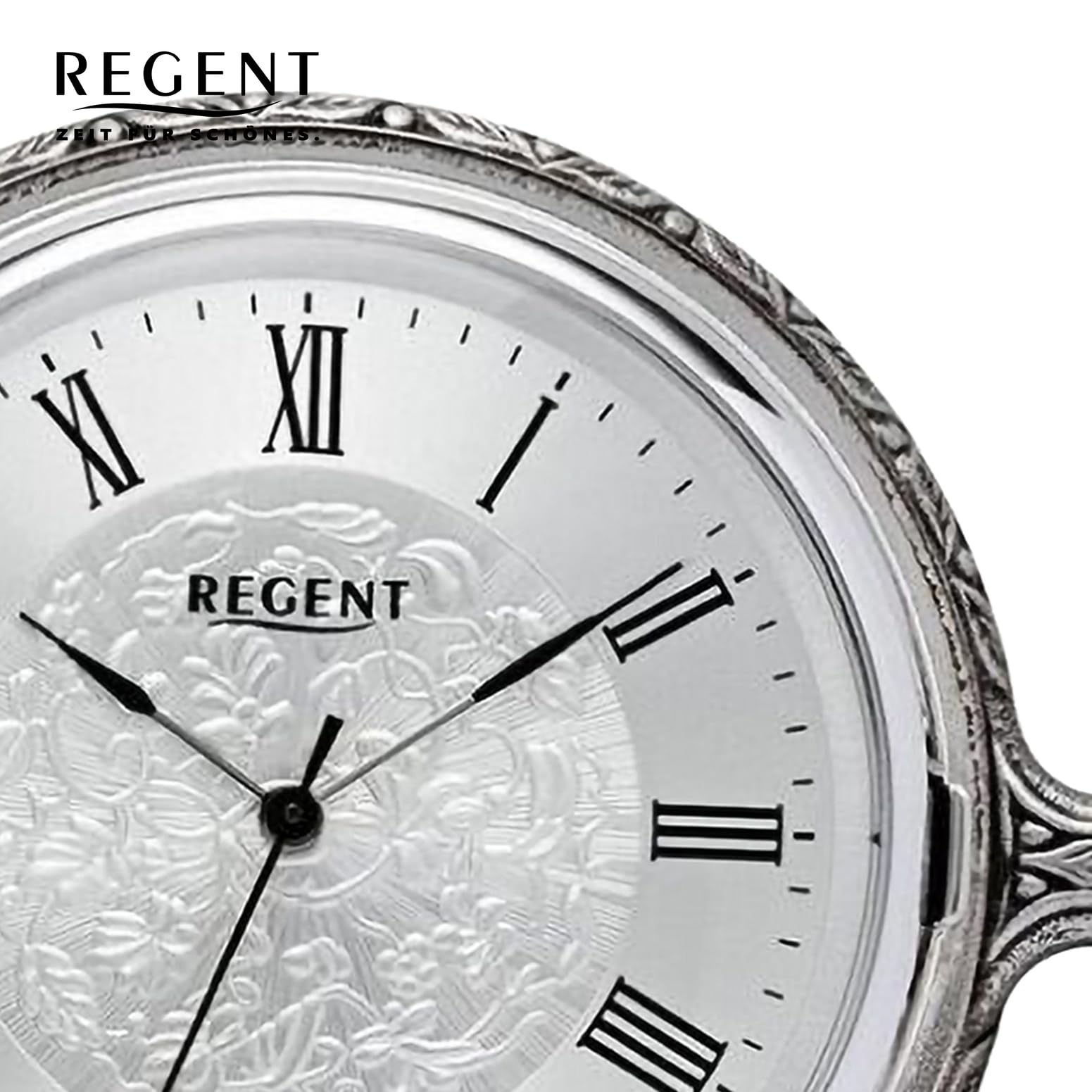 Regent Orologio da taschino da uomo Savonnette anticato, 49 mm, carica meccanica, numeri e minuti in diverse varianti