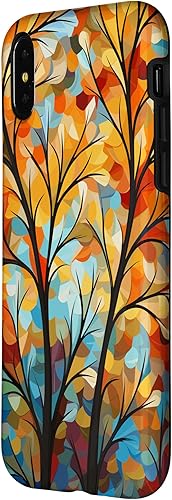 Miniatura 8 de iPhone 13 Pro Max Otoño y otoño, hojas coloridas, color otoño árbol caso