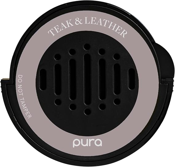 Pura Car Scent Refill, Teak & Leather