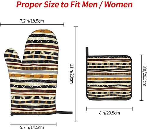 Miniatura 3 de Cartoon Animal Oven Mitts and Pot Holders Sets3 PSAustralian Fauna Faces Savannahwith Anti-Scald Material Heat Resistant Cooking Kitchen Potholder