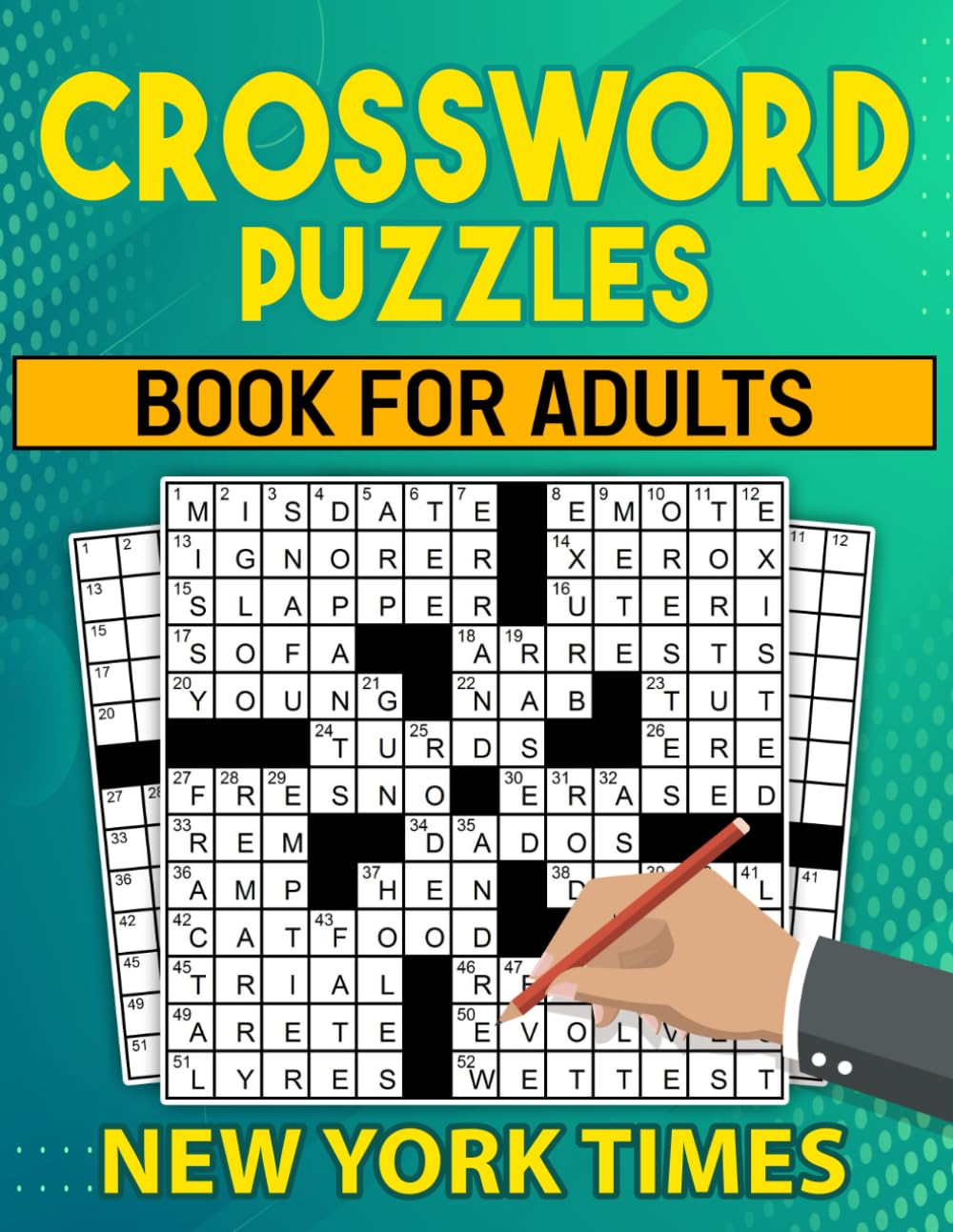 New York Times Crossword Puzzles Book For Adults: A Collection of Challenging and Fun Crosswords