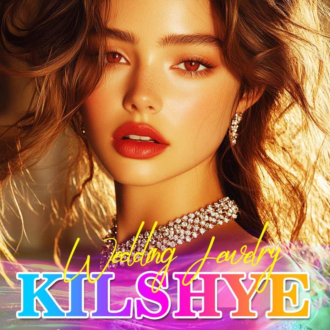 Kilshye Rhinestone Jewelry Set Bridal Wedding Necklace Earring Sets Prom Costume Jewelry for Women - Image 7