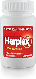 Premium Tablets | Helps Against Outbreaks & Cold Sores with No Side Effects | Helps to Quickly Ease & Reduce Symptoms of Cold Sore, & Fever Blisters | 60 Tablets
