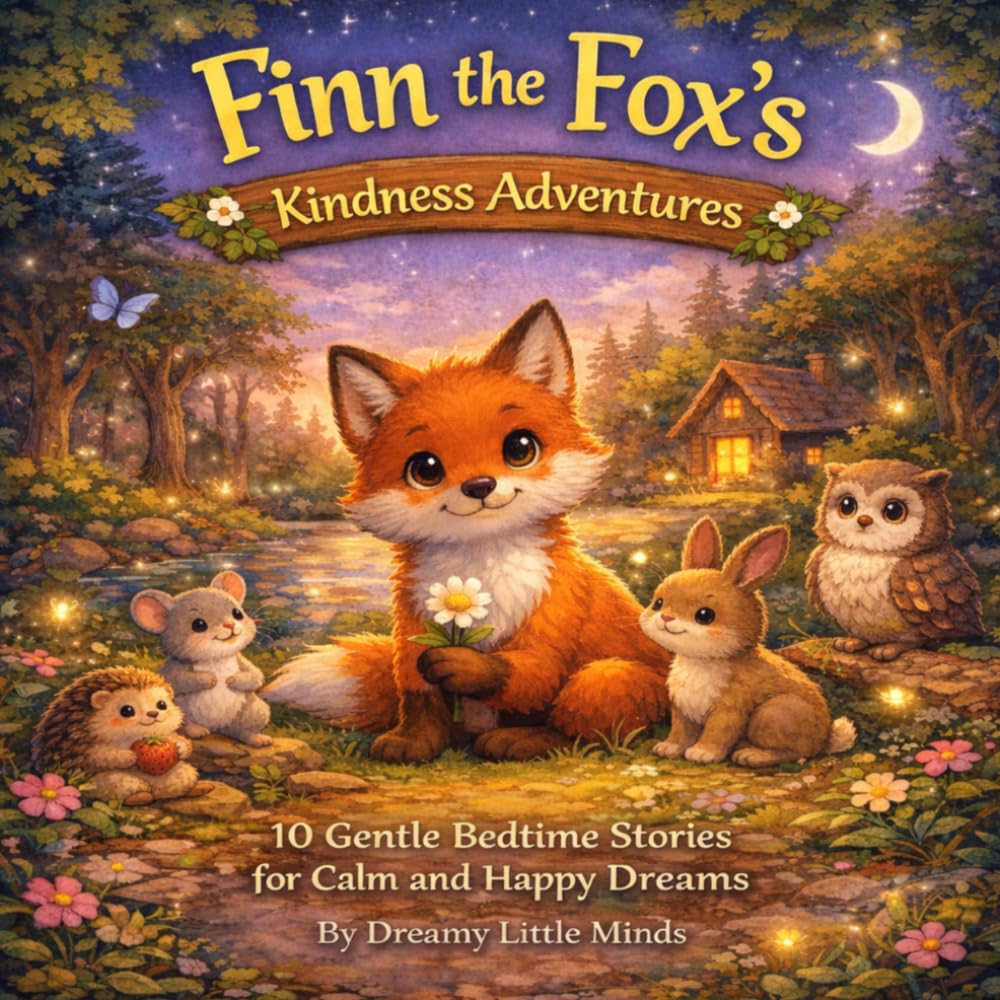 Finn the Fox's Kindness Adventures: 10 Gentle Bedtime Stories for Calm and Happy Dreams