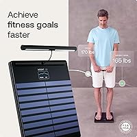 Vista 3 de WITHINGS Body Scan - Báscula WiFi Conectada para Mejorar tu Salud, Báscula Personal BIA, Análisis de Composición Corporal, Grasa Corporal, Masa