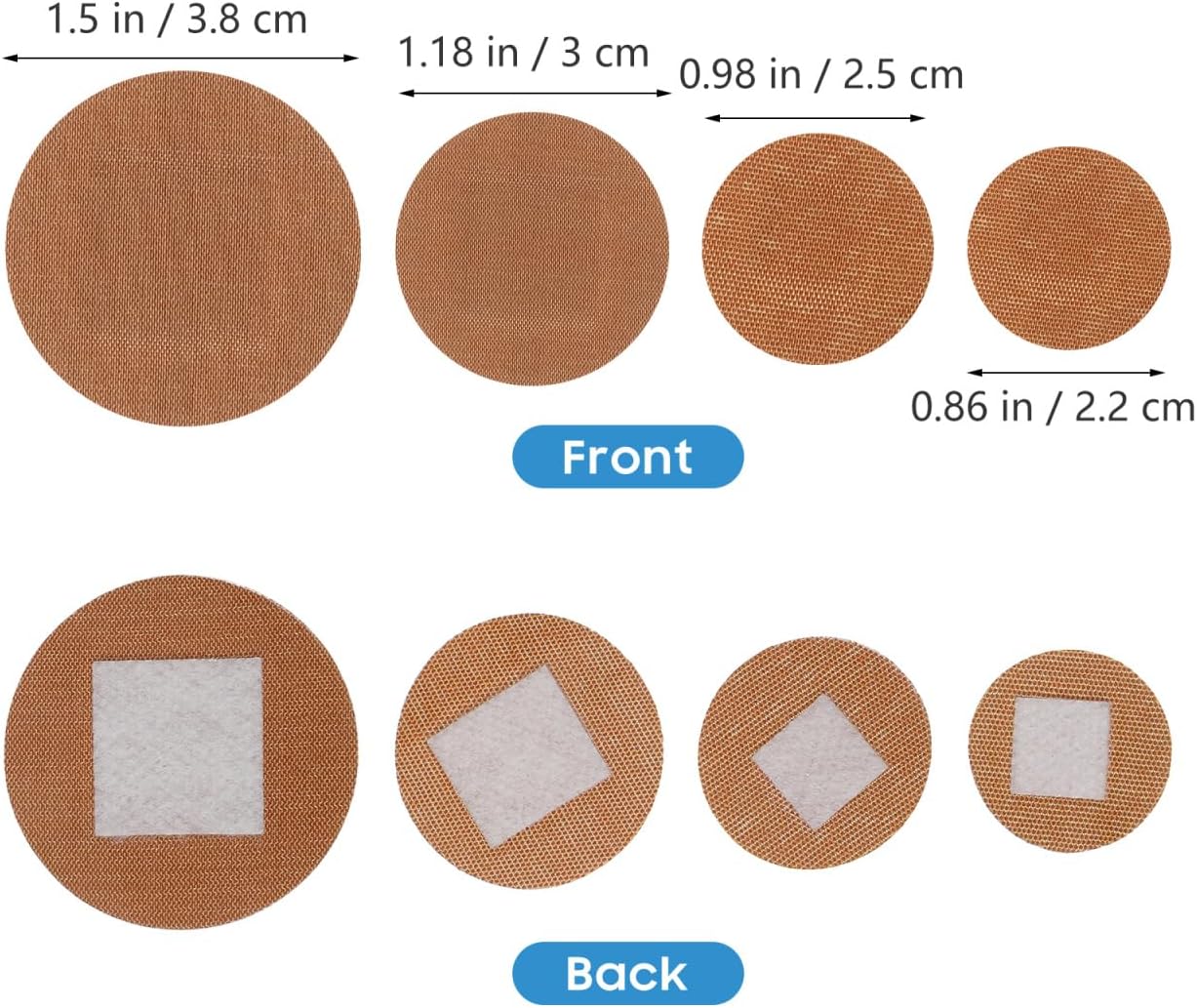 Angoily Breathable Dot Bandages 100 Pcs Round Adhesive Patches for Small Cuts and Finger Wounds Flexible Skin Tone Spot Tape with Waterproof Protection and Strong Adhesive for All-Day Comfort