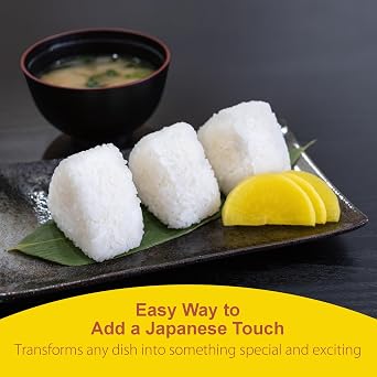 Fusion Select Pickled Radish Takuan - Japanese Daikon Radish Pickles for Sushi, Bento Box, Sandwich, Salads, Rice Dishes - Authentic Flavor, Crisp Texture - Asian Snacks