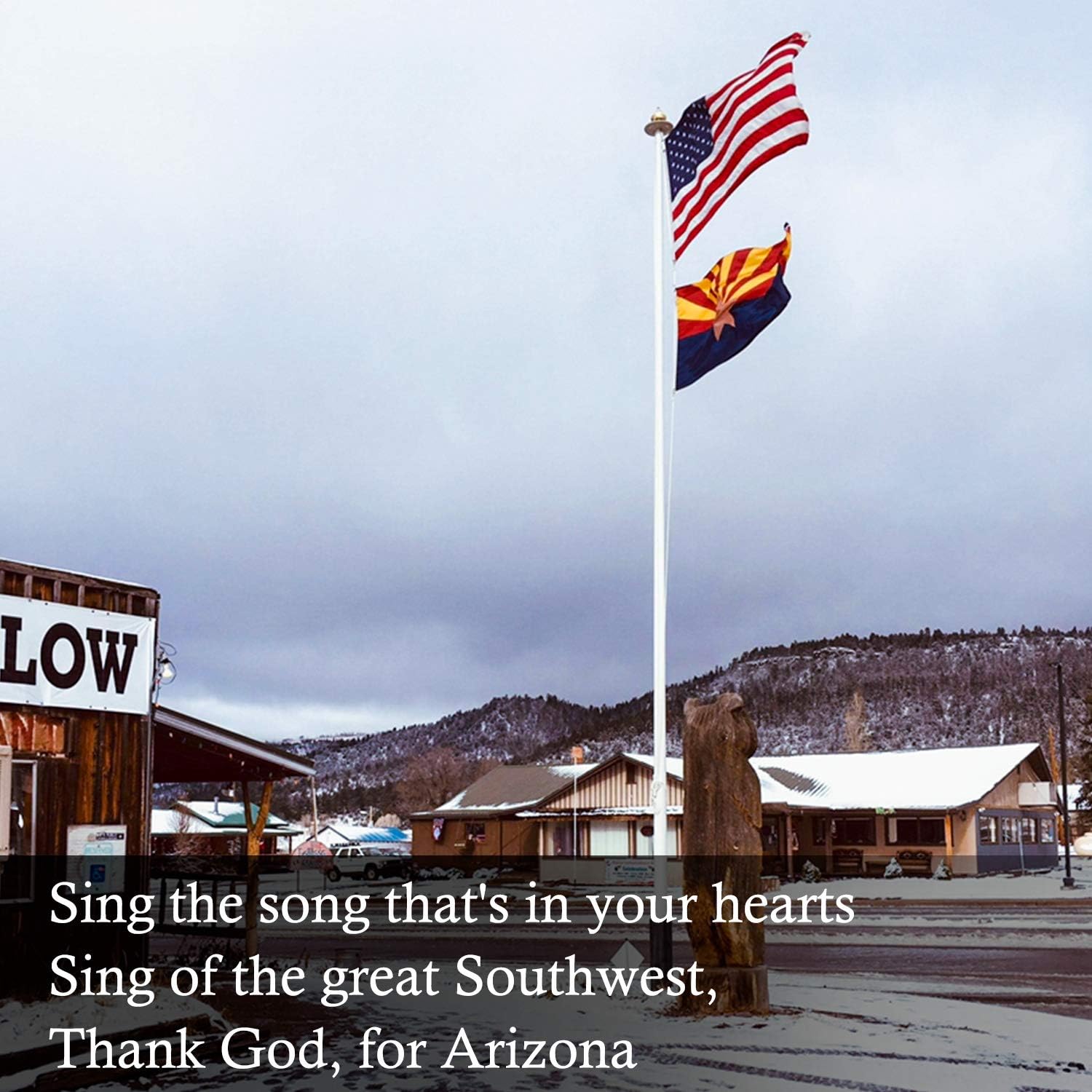 Arizona State Flag 3x5 FT, AZ State Flags with Embroidered Star, Heavy Duty Outdoor Nylon, Sewn Stripes (Not Print), Canvas Header & Brass Grommets for All-Weather Outdoor Display - Image 7