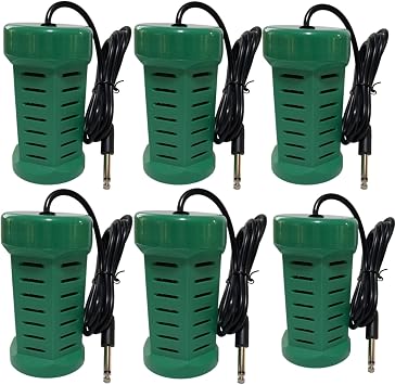 6 Pack Array for Ion Detox Foot Bass, Replacement Stainless Steel Coil Double Layer Array Home Massage Ionic Foot Spadetox Bath Ionic Machine Green