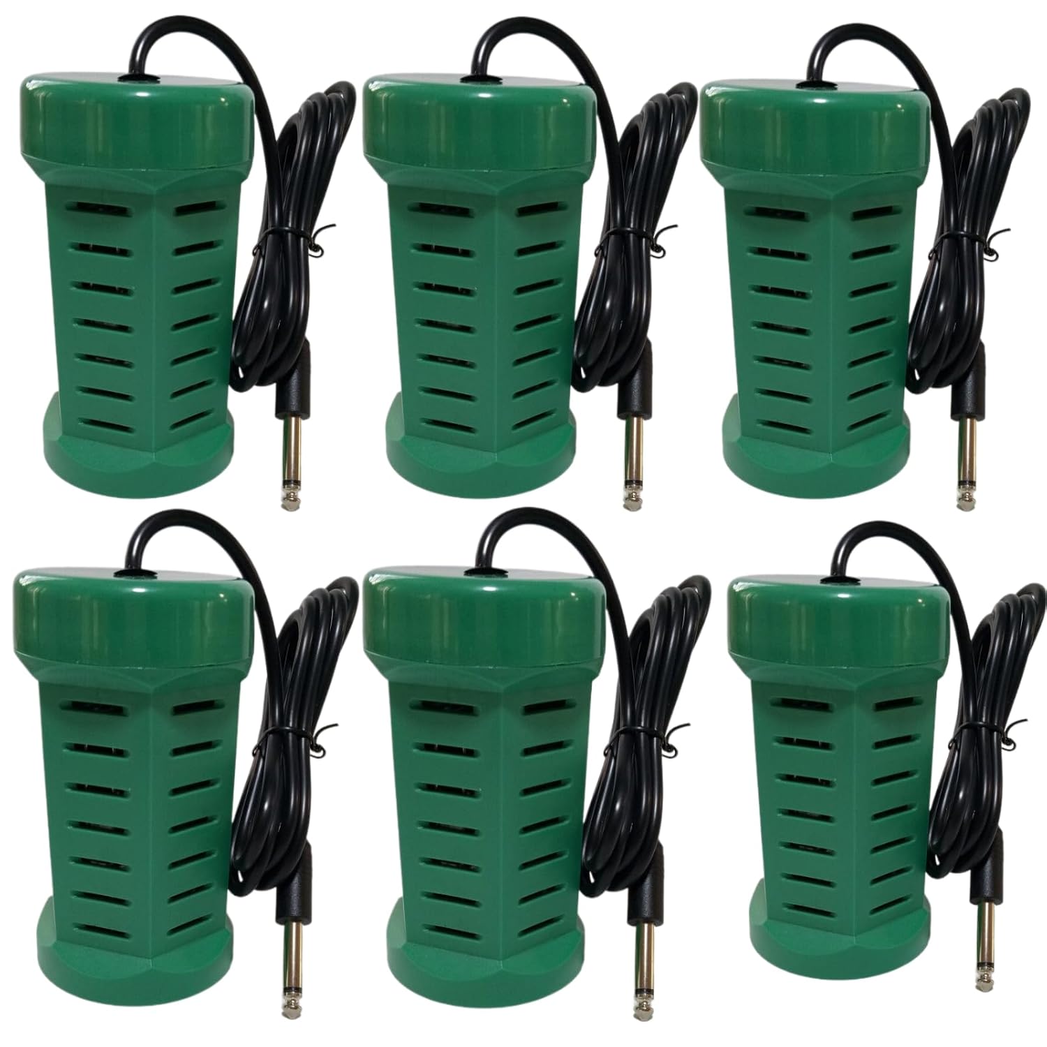 6 Pack Arrays for Ionic Detox Foot Bath, Foot Detox Arrays Replacement Stainless Steel Coils Double Layered Arrays for Home Massage Ionic Foot SpaDetox Bath Ionic Machine (Green)