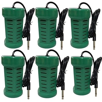 6 Pack Arrays for Ionic Detox Foot Bath, Foot Detox Arrays Replacement Stainless Steel Coils Double Layered Arrays for Home Massage Ionic Foot SpaDetox Bath Ionic Machine Green