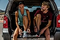 Vista 3 de Saucony Calcetines invisibles de malla para hombre, con ventilación y ajuste cómodo