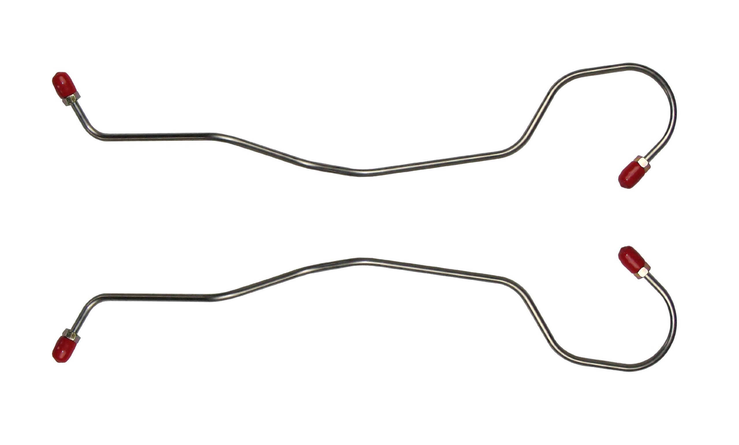 The Right Stuff Detailing VRA6902 '69 - '82 All Cars, w/o Armor - Rear Axle Brake Lines, 2 Pcs.