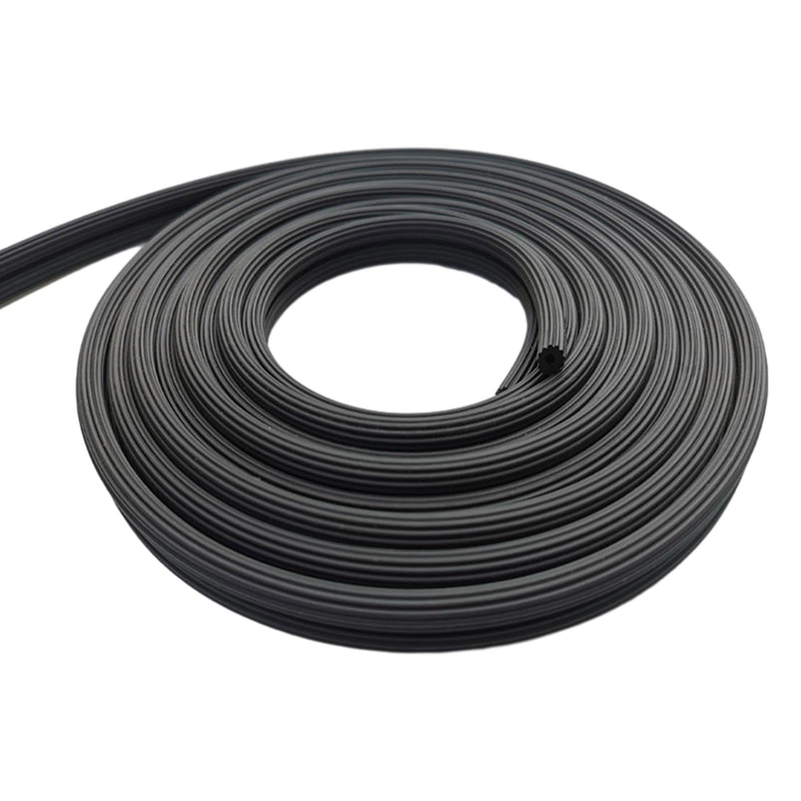 Uxcell TPE Screen Spline, 0.18"x65.6ft Round Window Screen Repair Retainer Spline For Door Window Screens Replacement (20 Meter, Black - View #3