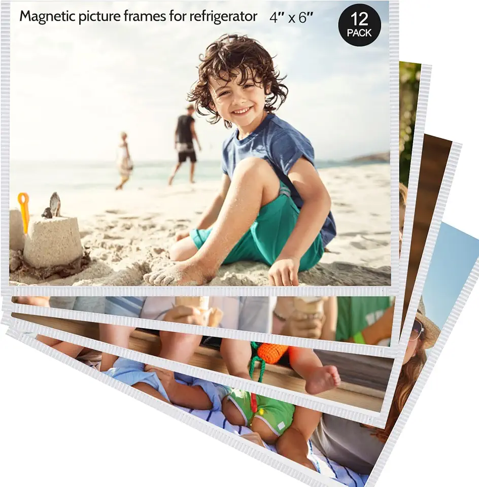 vivinin Magnetic Picture Frame, 12 Pack Magnetic Frame...