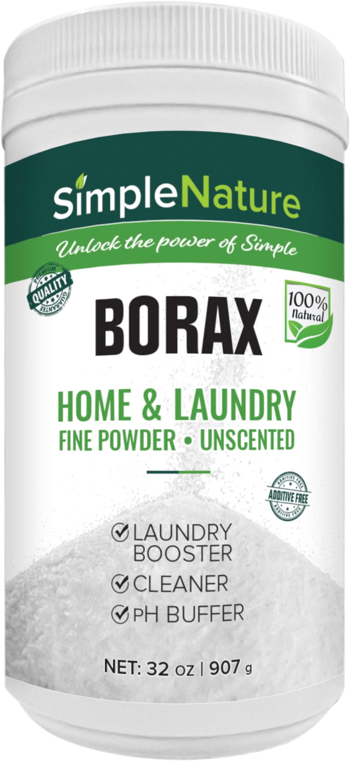 Amazon.com: SimpleNature All Natural Borax Powder - 2 lbs ...