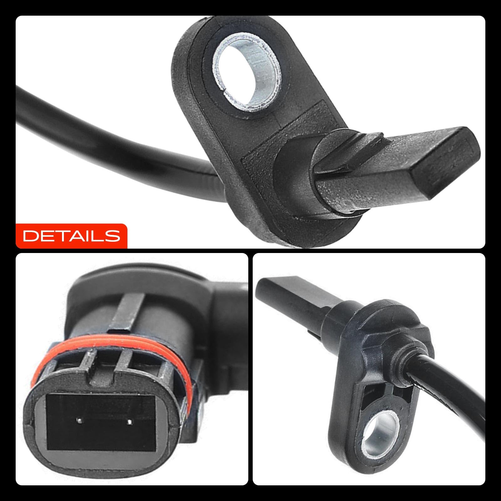 1x ABS Sensor 2-Polig Vorderachse für A-Klasse W169 A150 A160 A200 B-Klasse W245 B150 B160 B200 2004-2012 V30720718