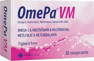 Omepa VM 30 Yumuşak Kapsül Multivitamin Balık Yağı