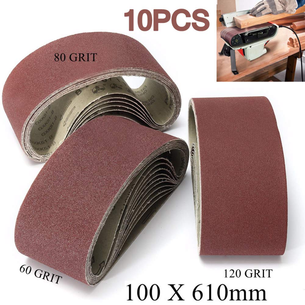 TA-VIGOR 60 Grit PSA Schuurschijven, 10 stuks 9 inch No-Hole Hook and Loop Schuurschijven, Aluminium Oxide Schuurpapier Self Stick Schuurschijven Pad