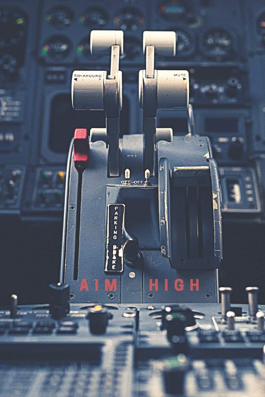 Airplane Aim High Collection Travel Lined Journal, Volume 6, College Ruled Notebook, Softcover Writing Notepad Gift, 120 Pages