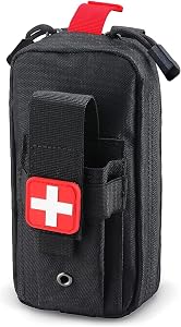 Small First aid Pouches Empty Molle Tactical Bag EMT IFAK Medical Pouch