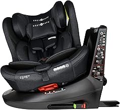 Cozy N Safe Comet 360 Rotation Spin, Baby, Toddler, Child Car Seat, Group 0+/1/2/3 (0-36kg, Birth to 12 Yrs), Rear & Forward Facing, ISOFix, Top Tether, 5-Point Harness, 4 Recline Positions - Graphite