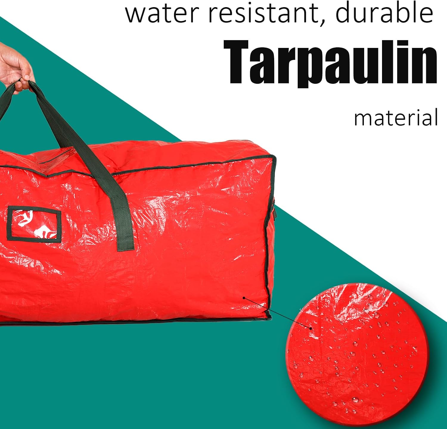 Christmas Tree Storage Bag 7.5 ft, Durable Heavy Duty christmas tree bag Storage, Artificial Christmas Tree Storage, Extra Large Waterproof Container, Durable Carry Handles and Zippered Bag