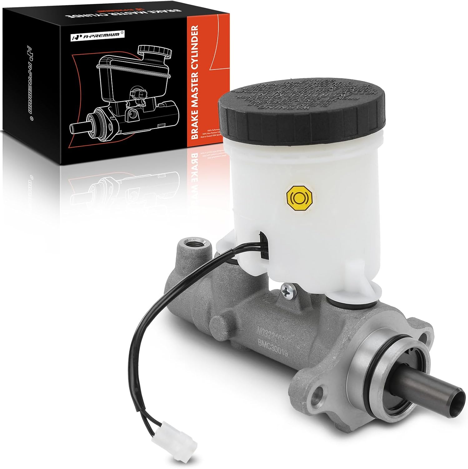 A-Premium Brake Master Cylinder with Reservoir and Cap Compatible with Ford and Kia Vehicles - Aspire 1994-1997, Rio 2001-2002 - Replace OE# 0K30C43400B