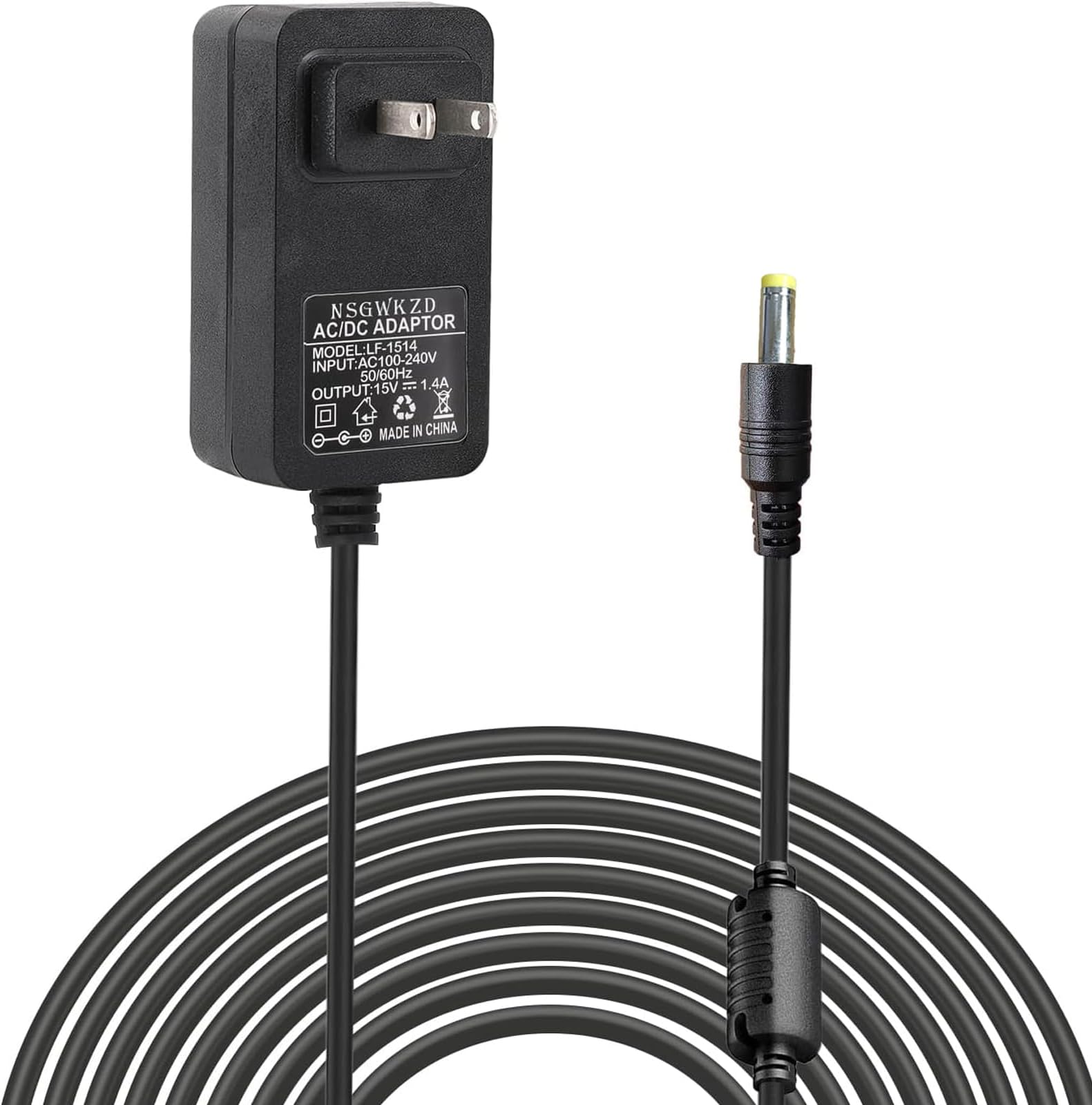 15W Charger Replacement for Echo Show 5 1st gen / 2nd gen, Alexa Echo Dot 3rd Generation/Dot 5th Gen/Dot 4th Gen/Kids Edition, Pop Power Cord Adapter Plug, Black