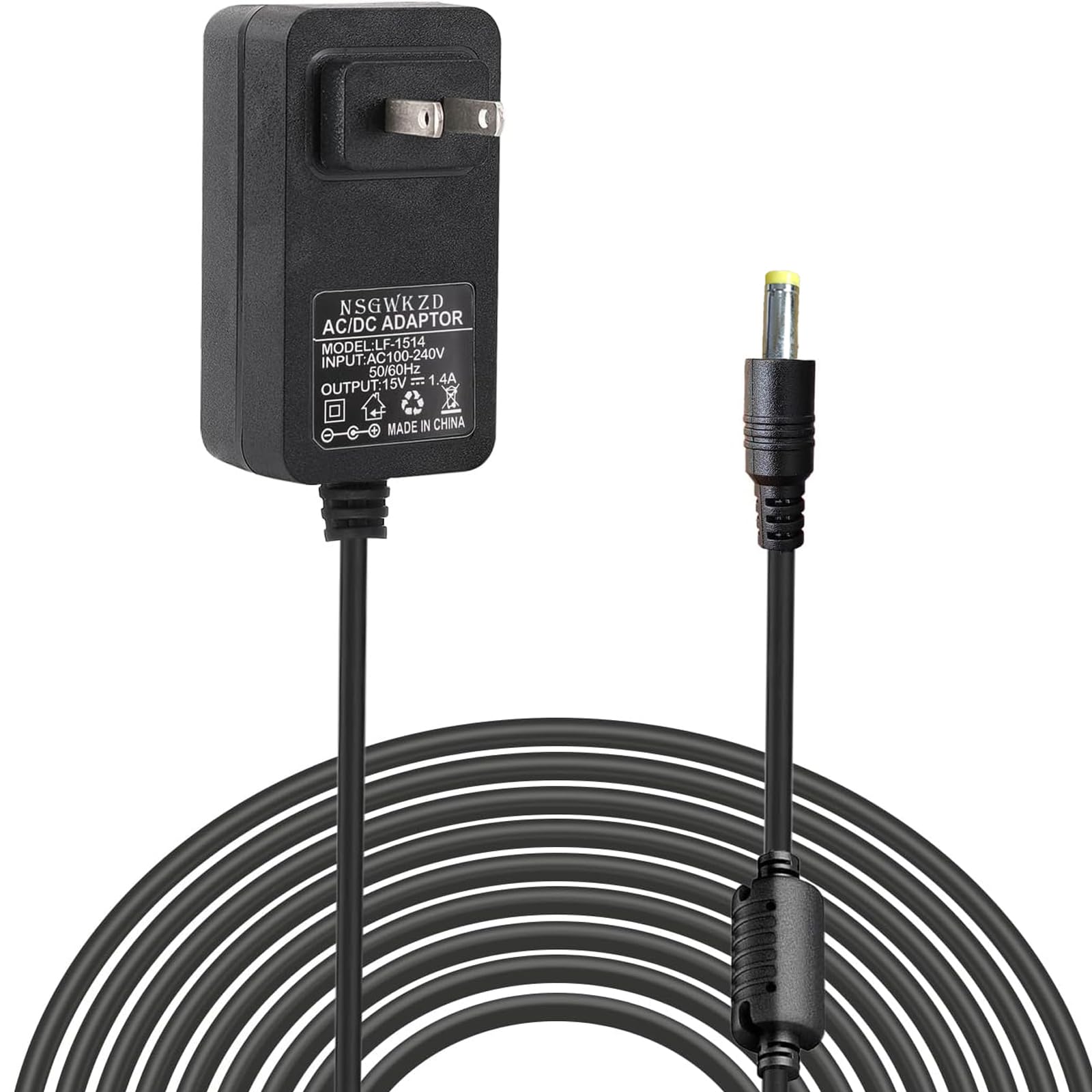 15W Charger Replacement for Echo Show 5 1st gen / 2nd gen, Alexa Echo Dot 3rd Generation/Dot 5th Gen/Dot 4th Gen/Kids Edition, Pop Power Cord Adapter Plug, Black