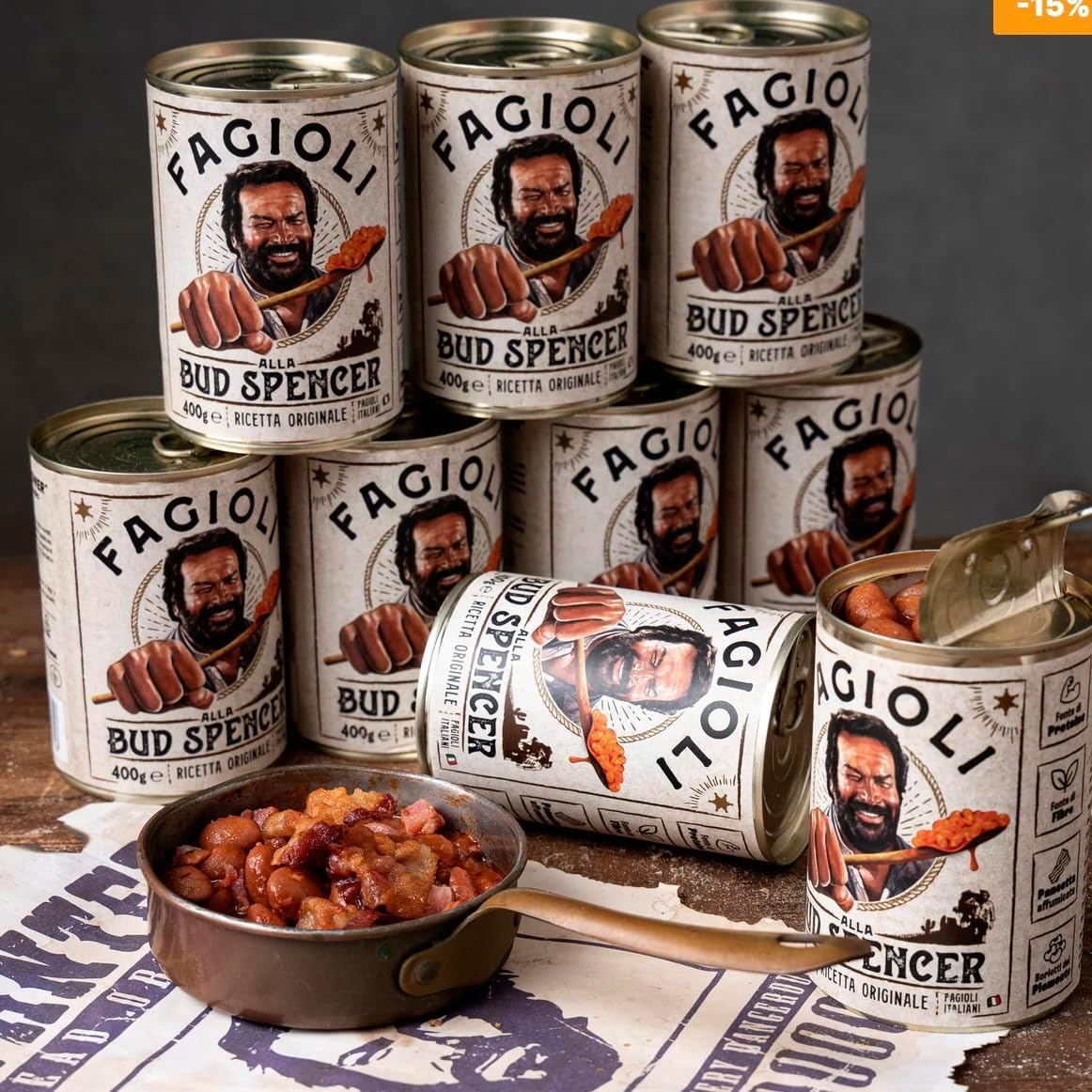 Fagioli Pinto alla BUD SPENCER Ricetta Originale 8 confezioni da 400gr