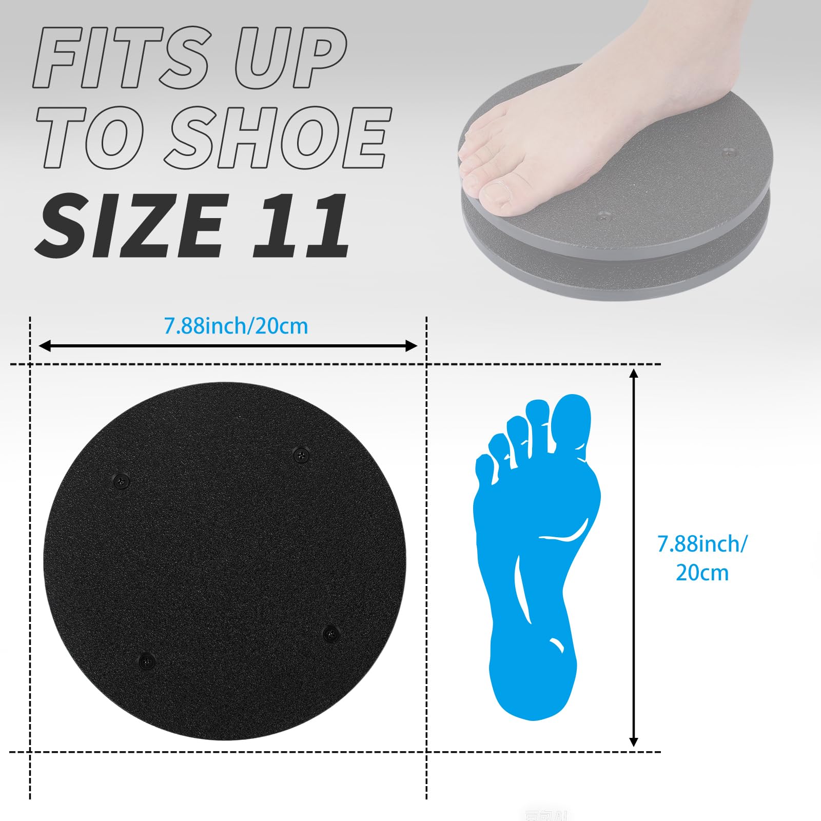 ?????? Figure Skating Spinner - Training Aid for Ice Skaters, Gymnastics, Dance and Ballet Pirouette. 8 Inch Spin Trainer.